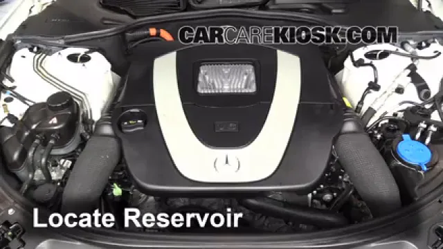 2010 Mercedes-Benz S400 Hybrid 3.5L V6 Líquido limpiaparabrisas Agregar líquido